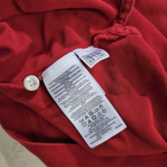 Brooks Brothers Performance Polo Golden Fleece 1818 Men's L Red Supima Cotton - Picture 6 of 8